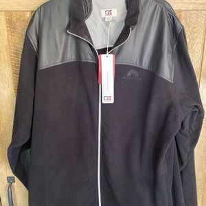 NWT Men’s Fleece Jacket by Cutter Bucks size XL